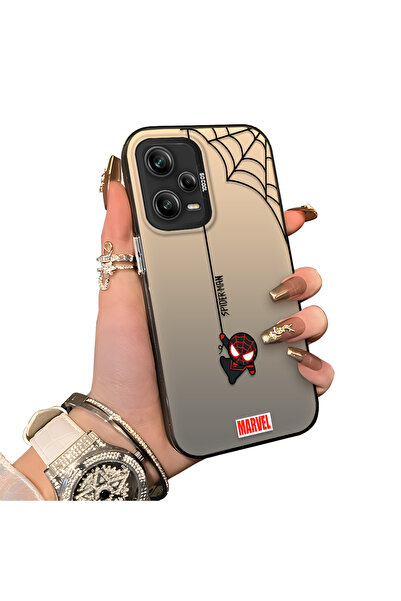 ucuc Redmi Note 12 Pro 5G Uyumlu Sert Akrilik Arka Silikon Kenar Lens Koruma ...