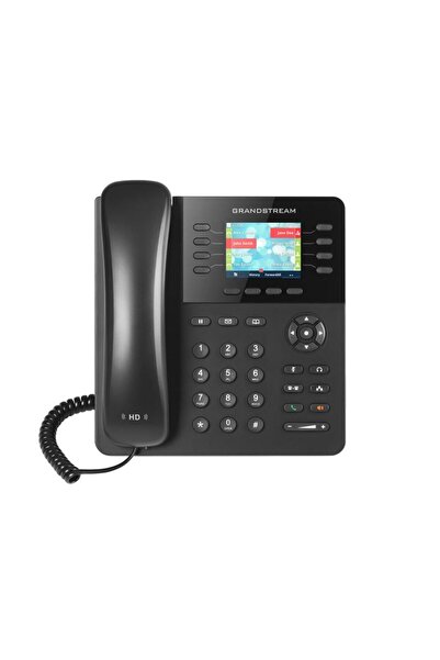 GRANDSTREAM Τηλέφωνο VoIP GXP2135, Μαύρο + Δώρο Καλώδιο Reelif Τύπου C