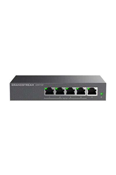 GRANDSTREAM Switch GWN7700P, 5 porturi, Gigabit, PoE