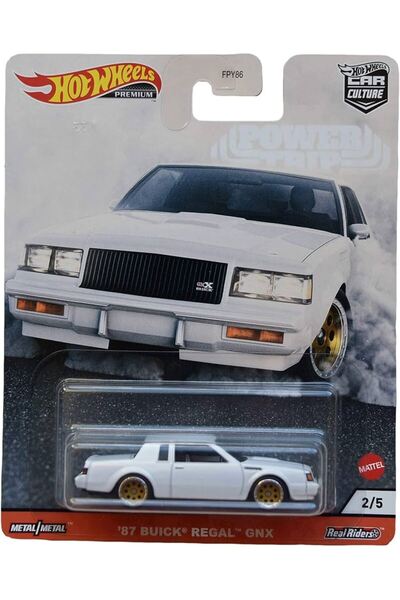 HOT WHEELS '87 Buick Regal GNX, [Beyaz] 2/5 Power Trip