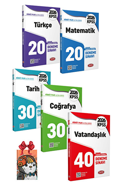 Data Yayınları 2026 KPSS Hibrit Plus Ultra Serisi Türkçe-Matematik-Tarih-Coğr...