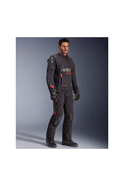 Alpinestars Halo Pro DS Korumalı Motosiklet Montu Siyah Kırmızı