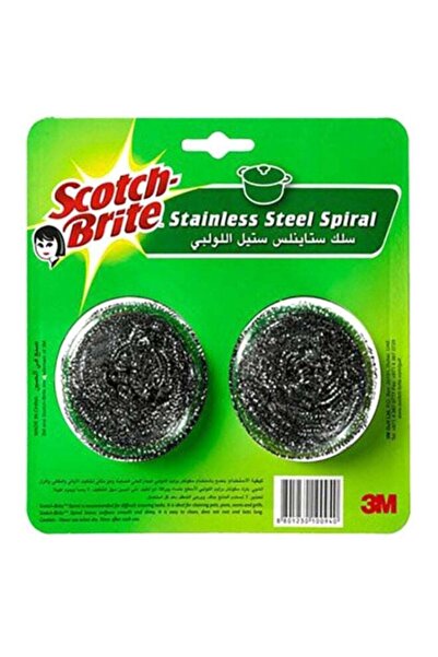 Scotch Brite 2-Piece Stainless Steel Spiral Set Silver