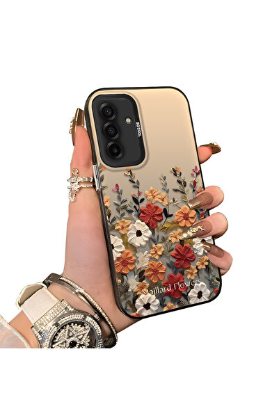 ucuc Samsung Galaxy A17 4G/5G Uyumlu Sert Akrilik Arka Silikon Kenar Lens Kor...