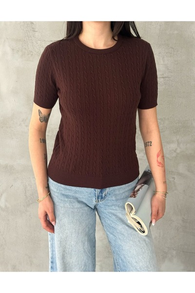 Noi Belis Soft-Textured Hair Knitted Detail Ss26Bz0045