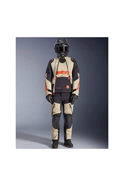Alpinestars Halo Pro DS Korumalı Motosiklet Montu Krem Siyah