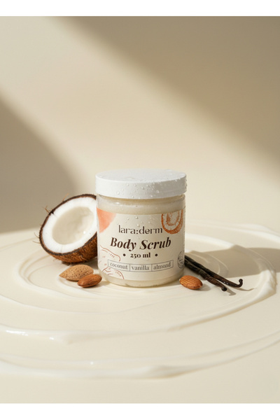 LARADERM Body Scrub 250 ml Vücut Peelingi – Cildi Arındırmaya ve Pürüzsüz Gör...