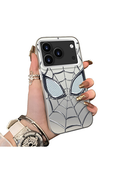 ucuc iPhone 17 Pro Uyumlu Sert Akrilik Arka Silikon Kenar Lens Koruma Kılıf S...