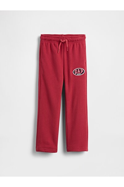 GAP Erkek Bebek Kırmızı VintageSoft Terry Sport Logo Eşofman Altı