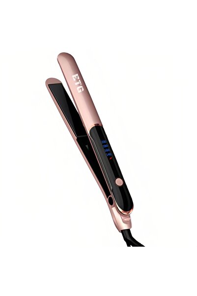 ETG مكواة شعر 2 في 1 لتمليس وتجعيد الشعر مع طلاء سيراميكي لانزلاق سلس