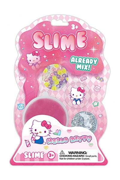 SANRIO Lisanslı Hello Kitty Tek Renk Slime Set