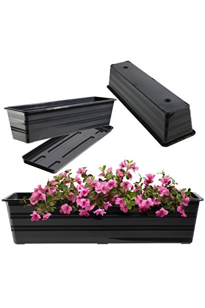 KADAX Suport pentru ghiveci de balcon, antracit, 60 cm