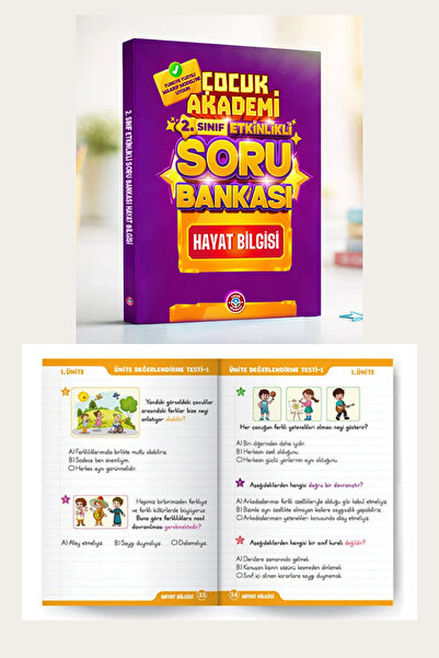 Çocuk Akademi 1. ve 2. Sınıf Tüm Dersler Soru Bankaları Eko Paket
