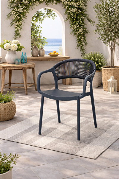 N.zone A modern garden chair with a stylish and comfortable design, weather-r...