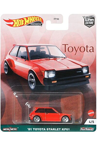 HOT WHEELS 2021 Car Culture TOYOTA Series '81 TOYOTA STARLET KP61