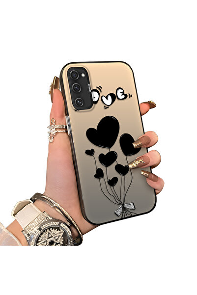 ucuc حافظة هاتف سامسونج جالاكسي S20 FE 4G/5G متوافقة مع هارت بالون منقوش مصنو...