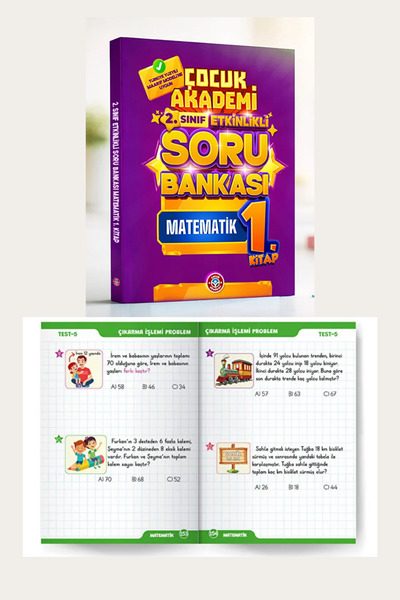 Çocuk Akademi 1. ve 2. Sınıf Tüm Dersler Soru Bankaları Eko Paket