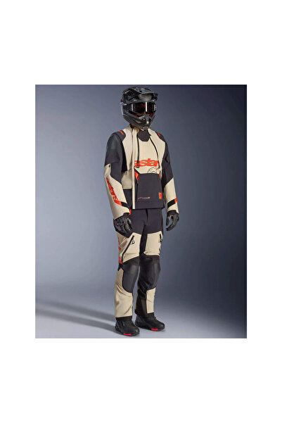 Alpinestars Halo Pro DS Korumalı Motosiklet Montu Krem Siyah