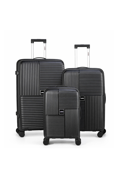 Kairos Luggage Set 3-Piece Polypropylene (20″/24″/28″) Carry-On & Checked Sui...