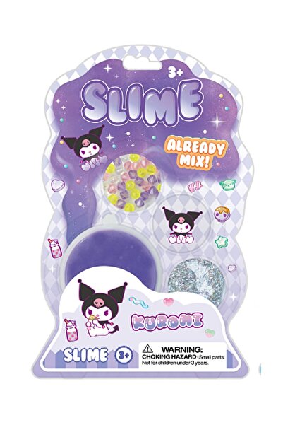 SANRIO Lisanslı Kuromi Tek Renk Slime Set