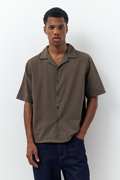 Pull & Bear Keten kısa kollu gömlek