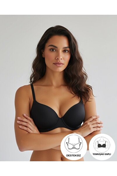 Nurteks Intimo Donna 6895 Sutien confortabil cu acoperire moale și bretele de...