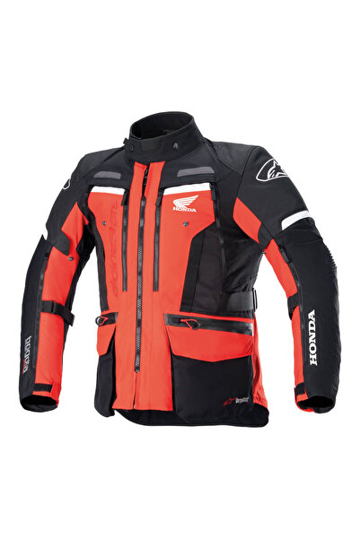 Alpinestars Honda Bogota PRO Drystar Korumalı Motosiklet Montu Kırmızı Siyah
