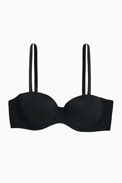 Weweus Rosali Non-Removable Strapless Micro Bra - Push Up, Padded - Basic - 2...