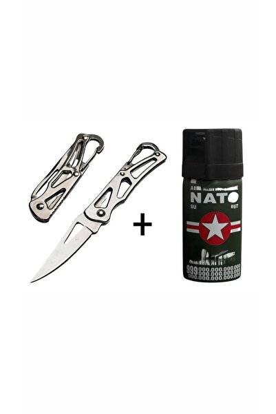 HAKİ Mini Boy Paslanmaz Çelik Cep Çakısı ve Bib.er Gaz SKT 2031