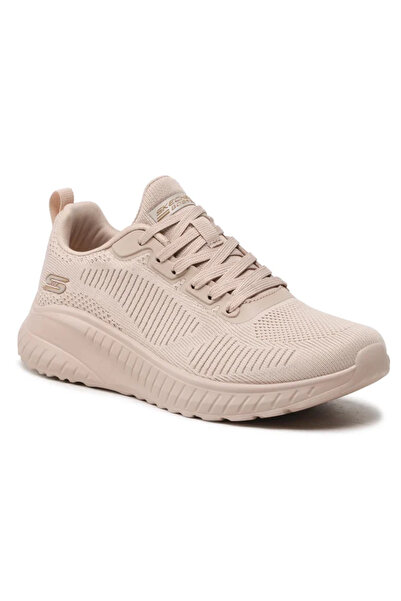 SKECHERS BOBS Squad Sneakerși respirabil pentru femei, bej (nud), spumă cu me...