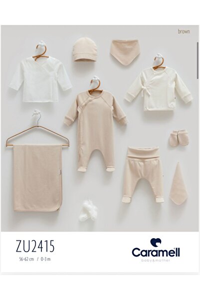 Caramell Uni Baby Tulumlu 10-Piece Set