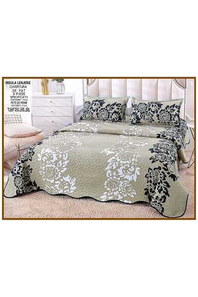 Om Bedspread Set 3 PCS, 220x 240cm