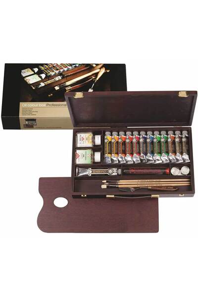 Genel Markalar Rembrandt Oil Colour Box Professionel(Ahşap Kutu)