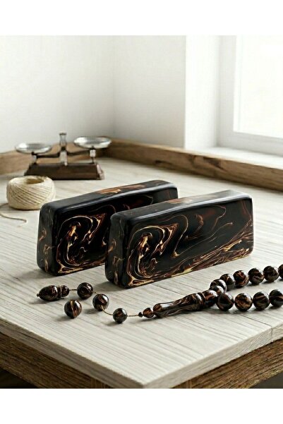 ARURTAKI مادة صنع سبح ديكورية باللونين البني والأبيض - منقوش قطعة - سبورةتان ...