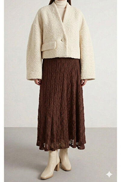 CNG MODA Fusta lungă cu căptușeală în dantelă piese