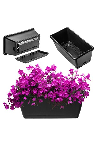 KADAX Suport pentru ghiveci de balcon, antracit, 40 cm