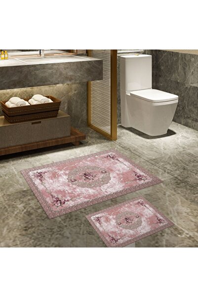 UnicUtil Set covorase baie 2 piese, Classic Style, UnicUtil, Powder, Pudra