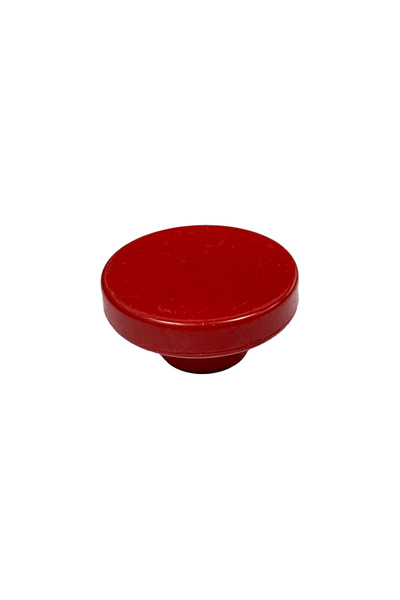 flores Furniture handle, plastic, R-3029, diameter 50 mm, Red