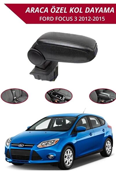 BESNEY BİLİŞİM Ford Focus 3 Araca Özel Kol Dayama KOLÇAK (Vidasız Montaj)