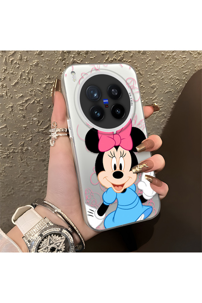 CASEVIBE Vivo X300 Pro Compatible Stylish Minnie Mouse Patterned Shockproof P...