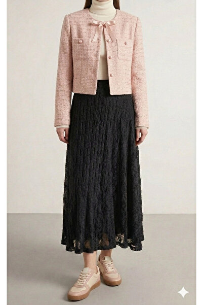 CNG MODA Lace Pieces of Long Lined Skirts