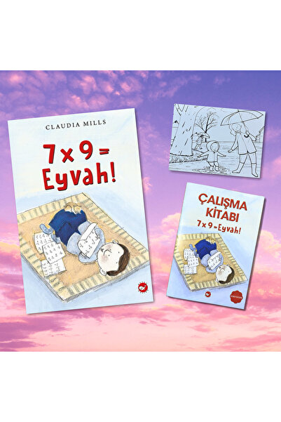 Beyaz Balina Yayınları 7X9 = Eyvah! Activity Book / Postcard Coloring Gift
