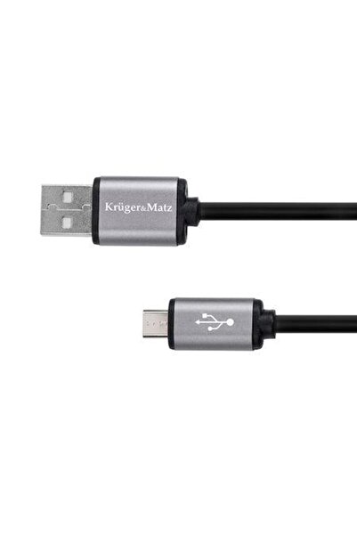 Kruger&Matz Καλώδιο δεδομένων KM1236, USB - microUSB, 1.8 μ.