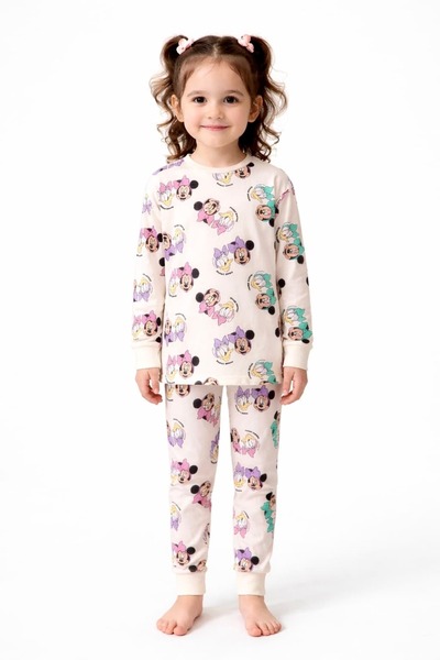 CQCQ Girl's Cute Character Printed Pajama Set