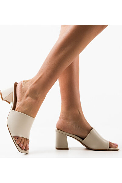 BENOTTİ Pope Beige Women's Clogs