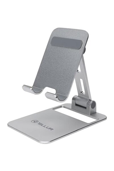 TELLUR Office Telephone Stand TLL171271, Aluminum, Silver