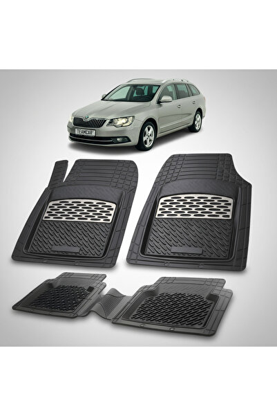 TEAMCAR Covorase Skoda Superb II Compatibile Combi 2013-2015 | Silver