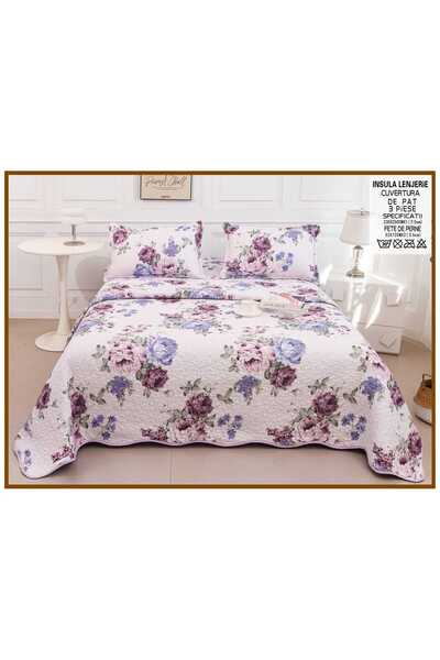 Om Bedspread Set 3 PCS, 220x 240cm