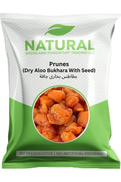 Naturals Natural Prunes 1kg, (Dry Aloo Bukhara With Seed)