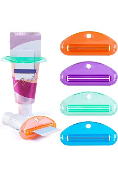 Arabest Toothpaste Tube Squeezer, 4PCS Toothpaste Squeezer Roller Tool for Ba...